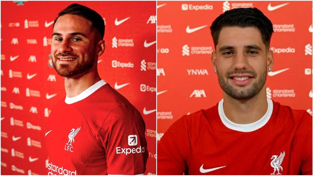 Alexis Mac Allister y Dominik Szoboszlai, dos fichajes del Liverpool