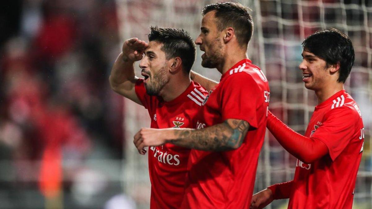 Pizzi participó en la goleada del Benfica