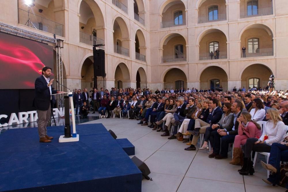 Acto de presentación de Noelia Arroyo como candidata a la alcaldía de Cartagena