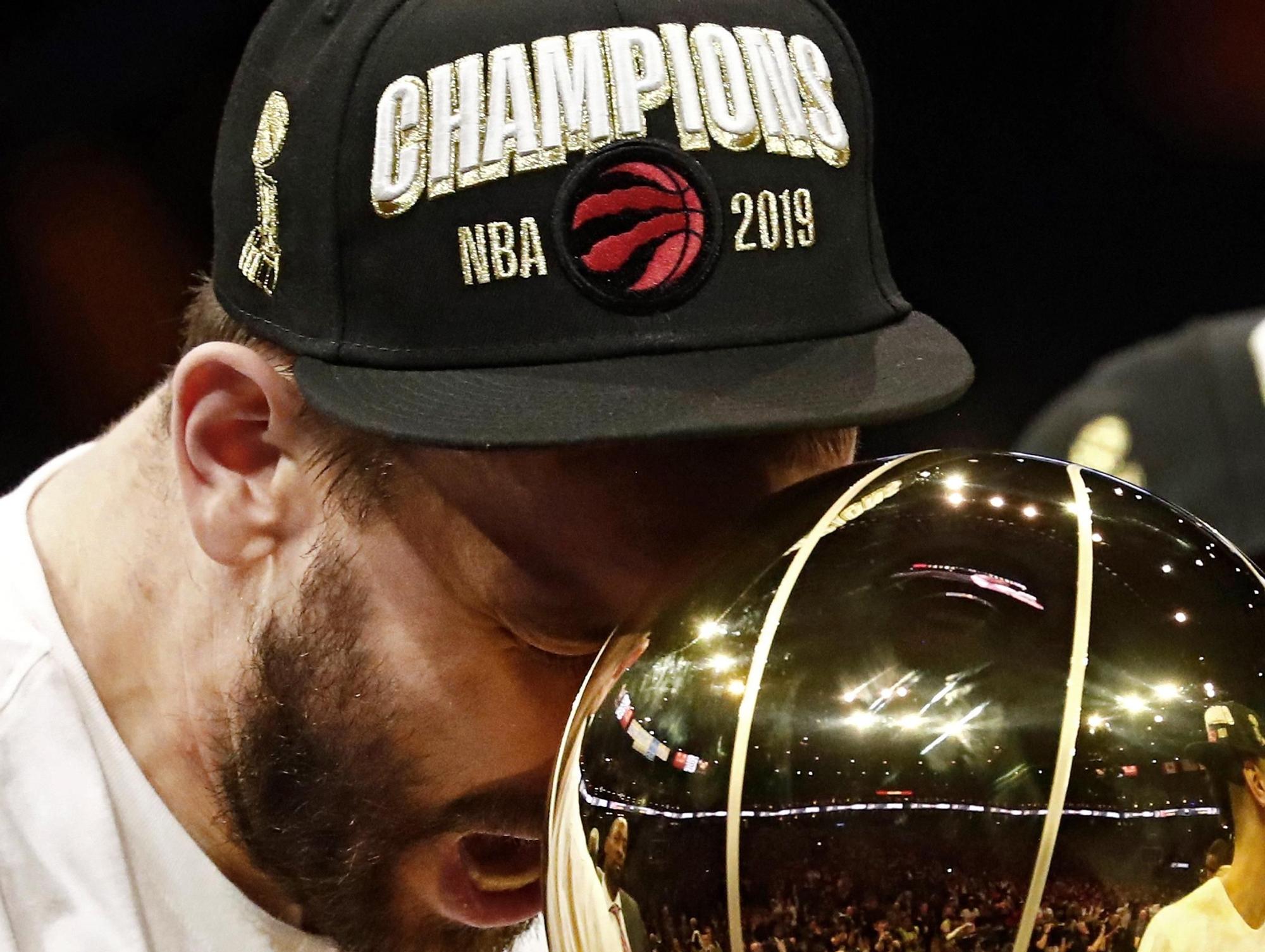 Marc Gasol culminó su carrera en la NBA logrando el título en 2019 con Toronto Raptors