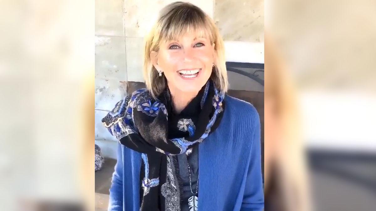 Olivia Newton-John desmiente en un vídeo que le queden pocas semanas de vida.