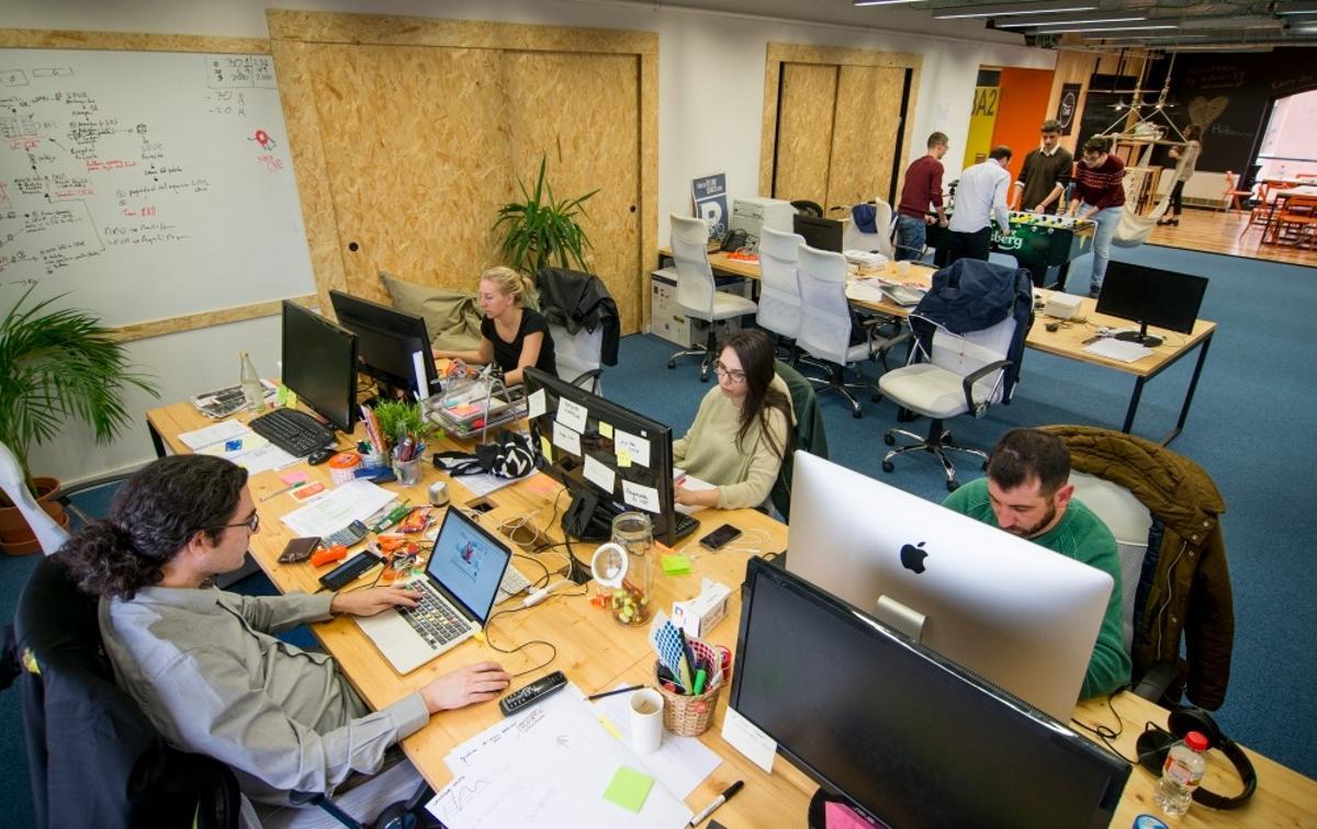 Uno de los espacios para startups dentro del Tech Barcelona