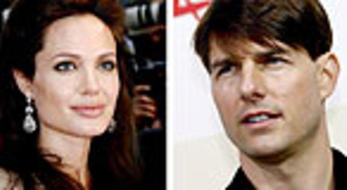Angelina Jolie i Tom Cruise. Angelina Jolie i Tom Cruise.
