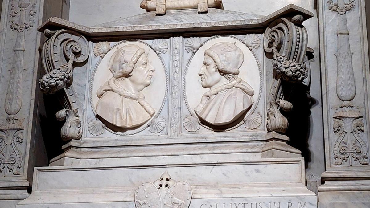 La tumba de Calixto III y Alejandro VI en Roma