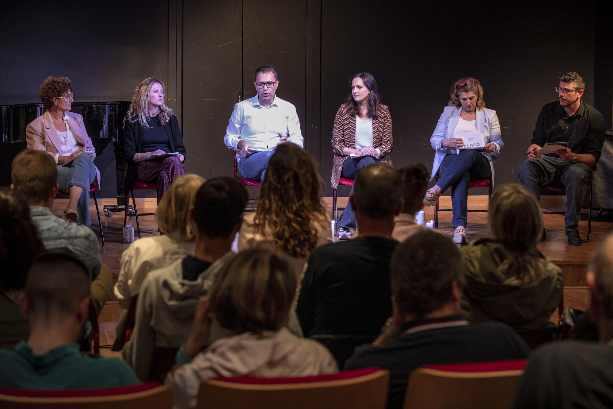 Debate electoral celebrado en el conservatorio de música de Manacor