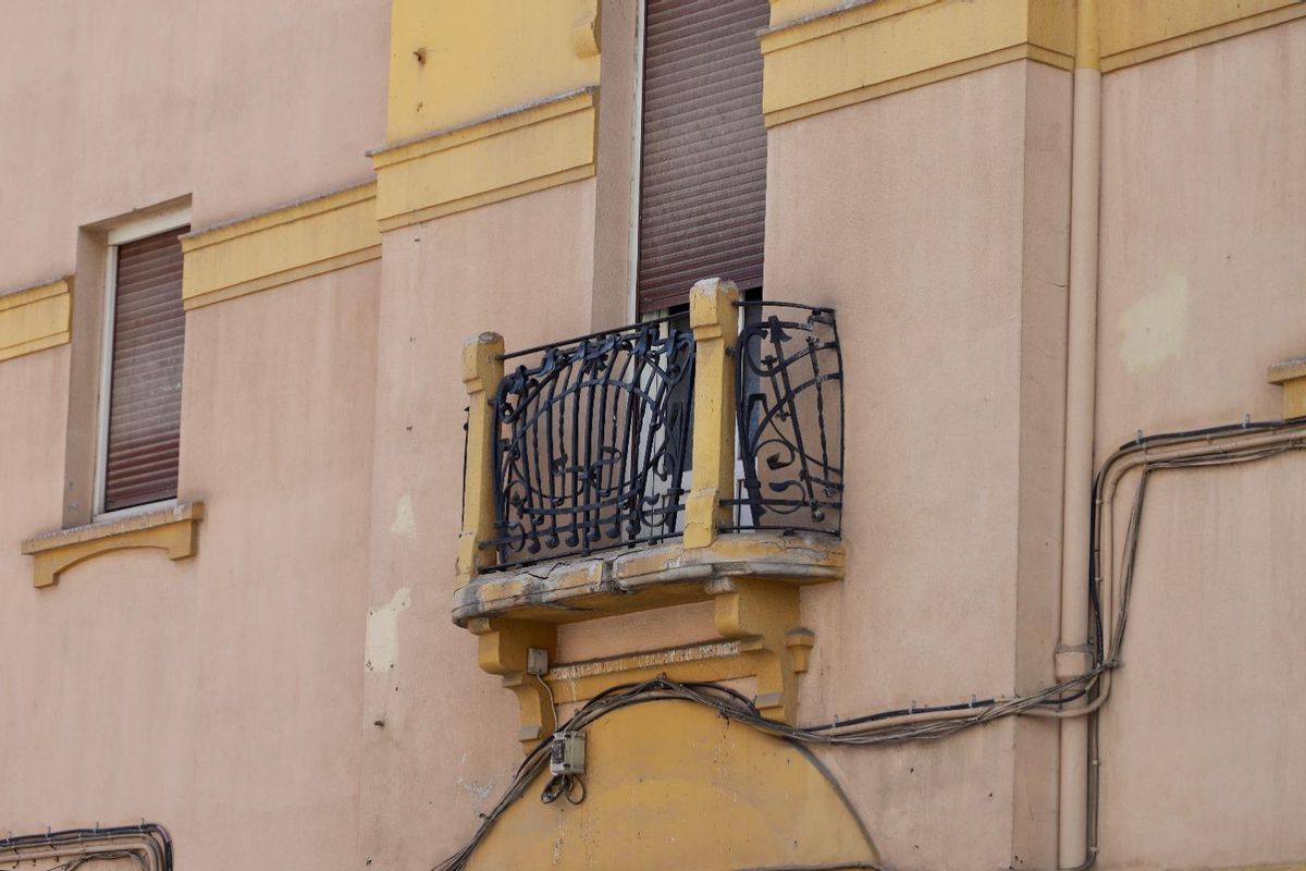 Detalle del exterior del edificio, abandonado desde hace casi 20 años.