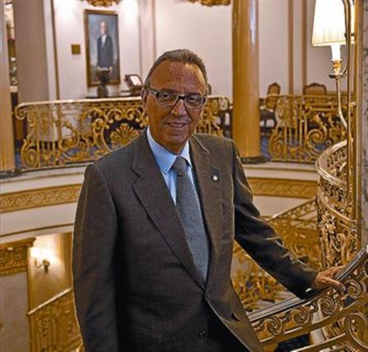 Joan Gaspart, a l’Hotel Avenida Palace, a Barcelona. Joan Gaspart, a l’Hotel Avenida Palace, a Barcelona.