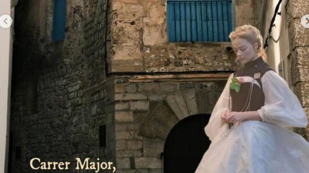 Un montaje de una escena de la película en Ibiza