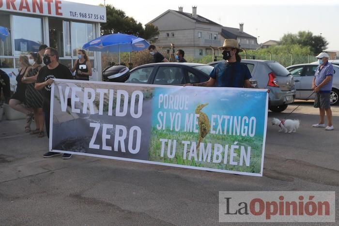 Protesta contra el estado del Mar Menor