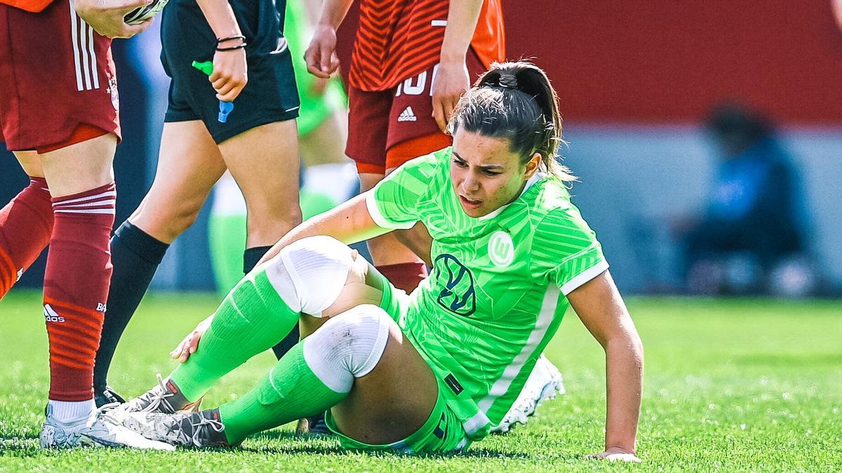 Lena Oberdorf, baja contra el FC Barcelona