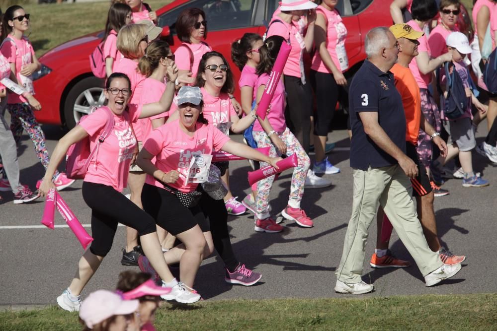 Carrera de la mujer en la zona este de Gijón.