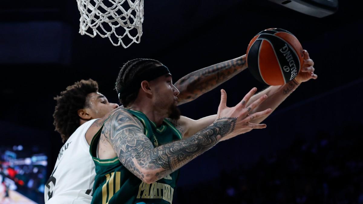 Juancho Hernangómez, ante el Real Madrid