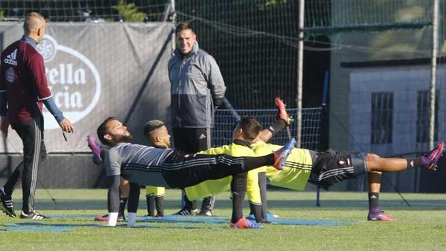 Entrenamiento de ayer. // Alba Villar