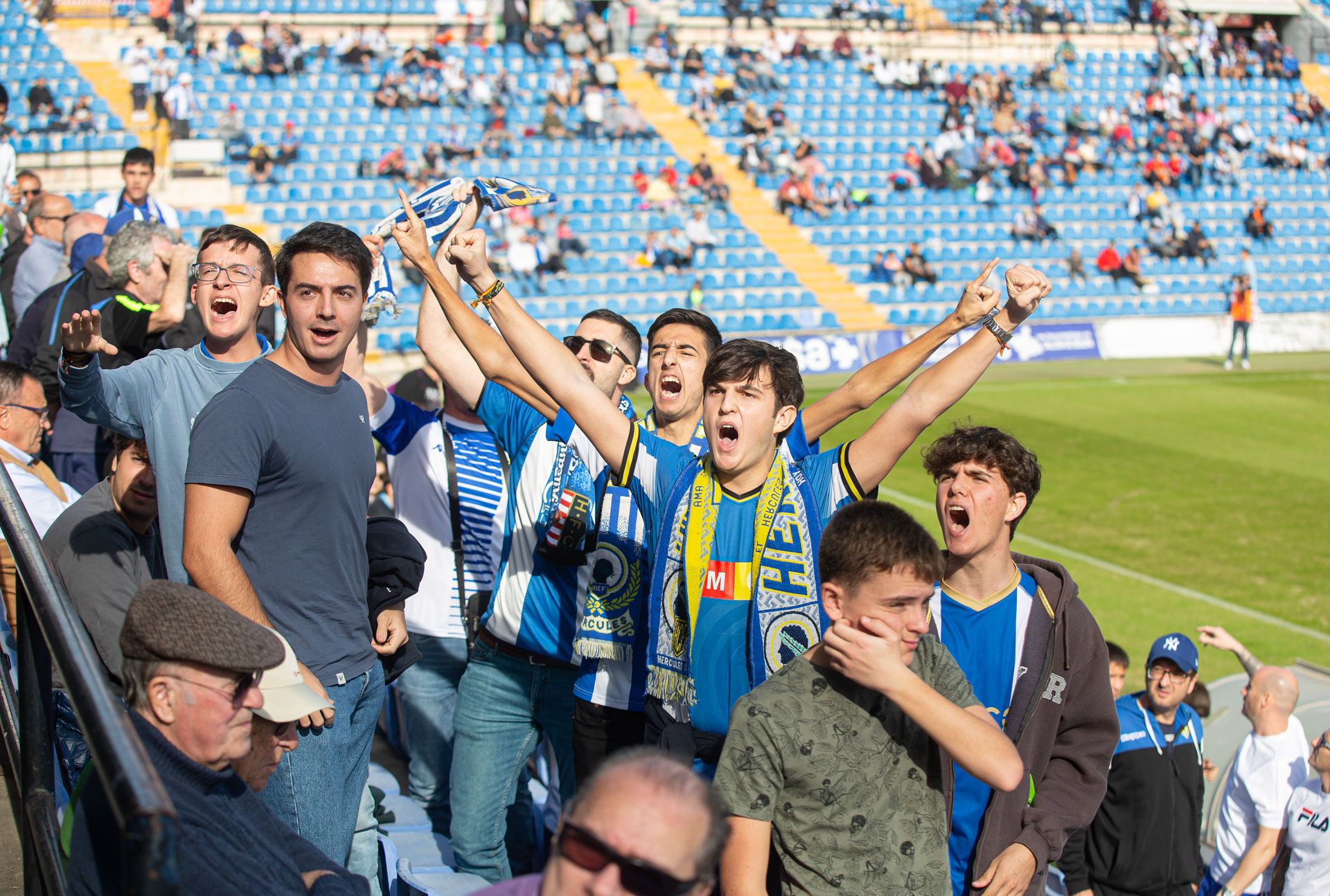 La afición del Hércules estalla tras la derrota frente al Lleida