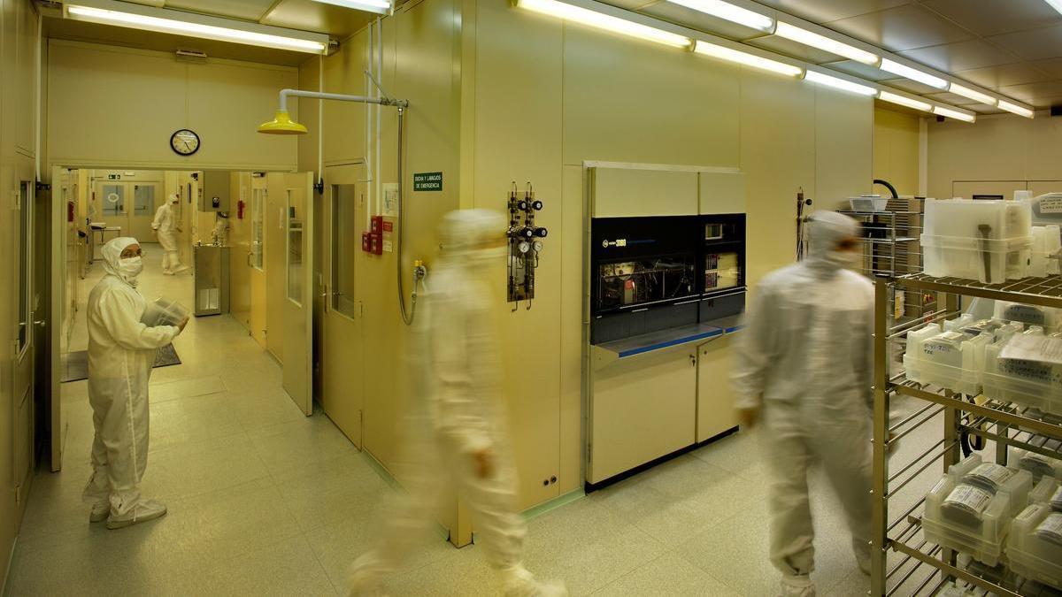 Sala Blanca del Instituto de Microelectrónica de Barcelona.