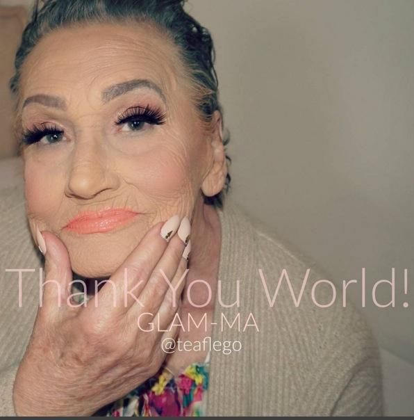 Livia, la mujer de 80 años que triunfa con su 'contouring'
