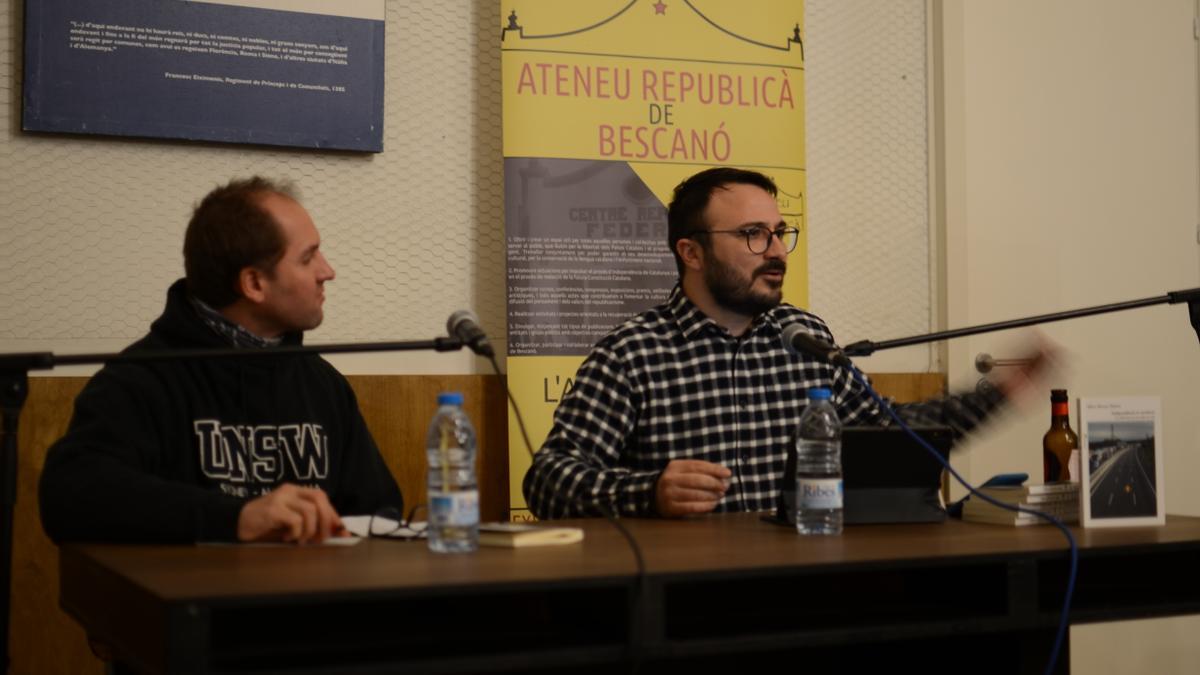 L'acte de presentació del llibre.