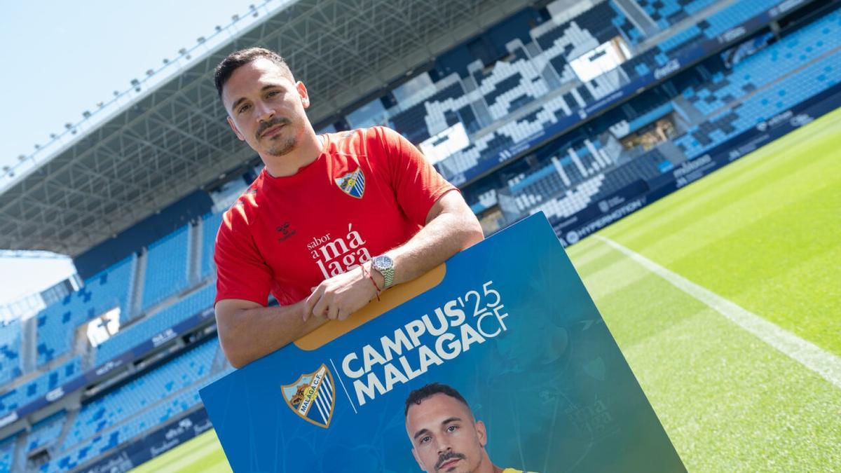 Alfonso Herrero, guardameta del Málaga CF.