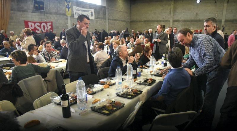 Pedro Sánchez celebra la Fiesta de la Rosa en Ayerbe