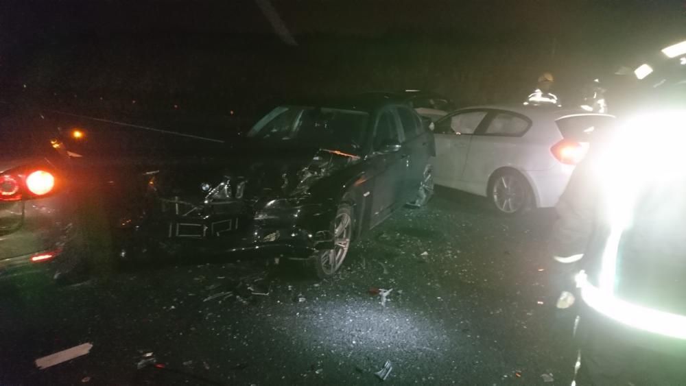 Accidente múltiple en la A-7