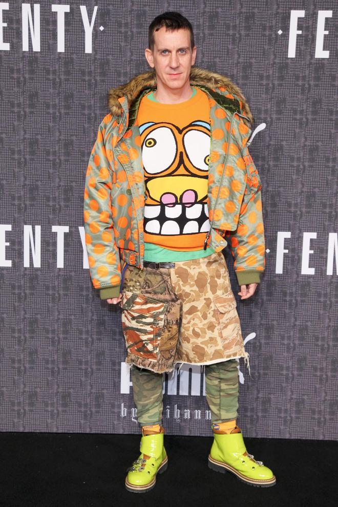 Jeremy Scott en el desfile de Fenty Puma by Rihanna