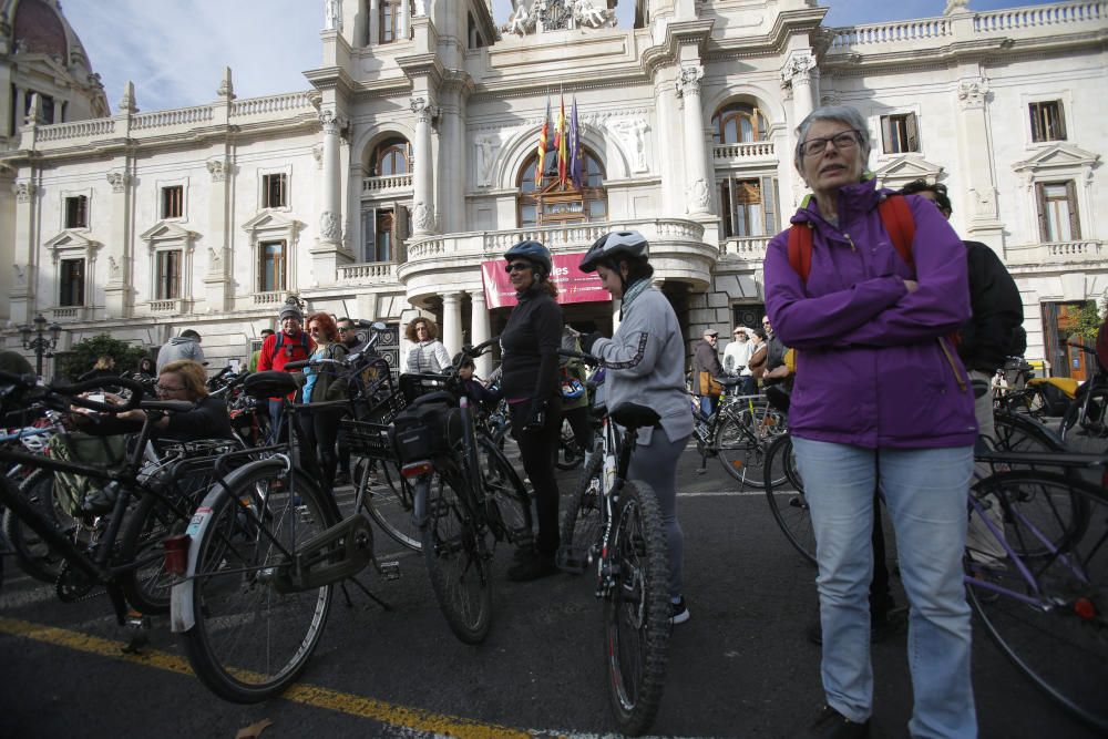 'Bicimanifestación' hasta Burjassot