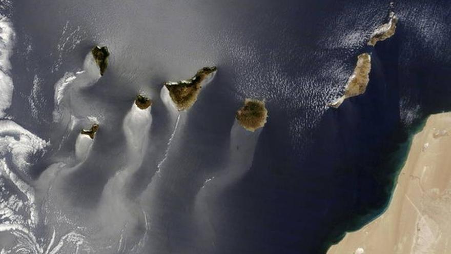 Una foto de satélite de Canarias opta de nuevo a imagen del año
