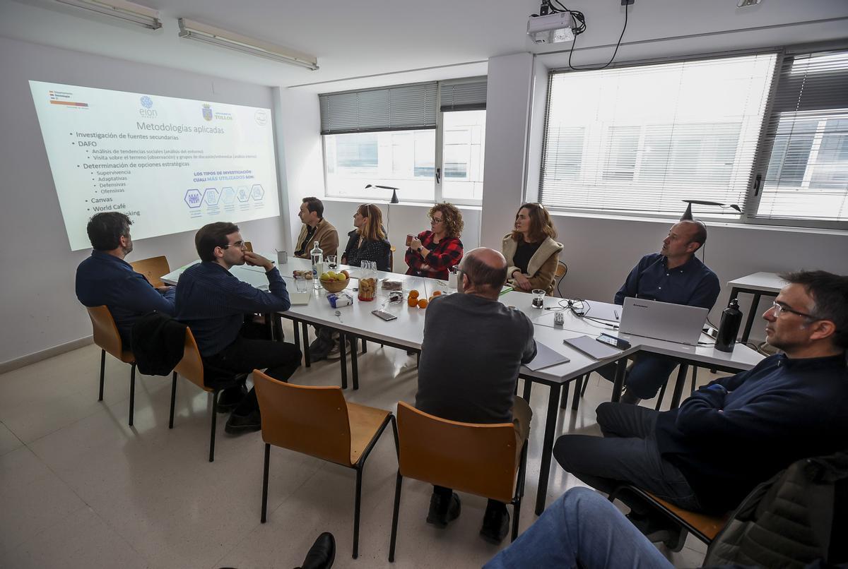 Seminario sobre la despoblación en la Vall de Seta celebrado este jueves en la UA.