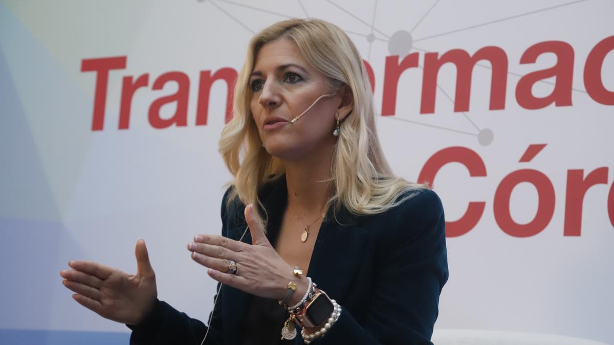 Lourdes Morales, durante su intervención en el ciclo Conecta Córdoba este miércoles.