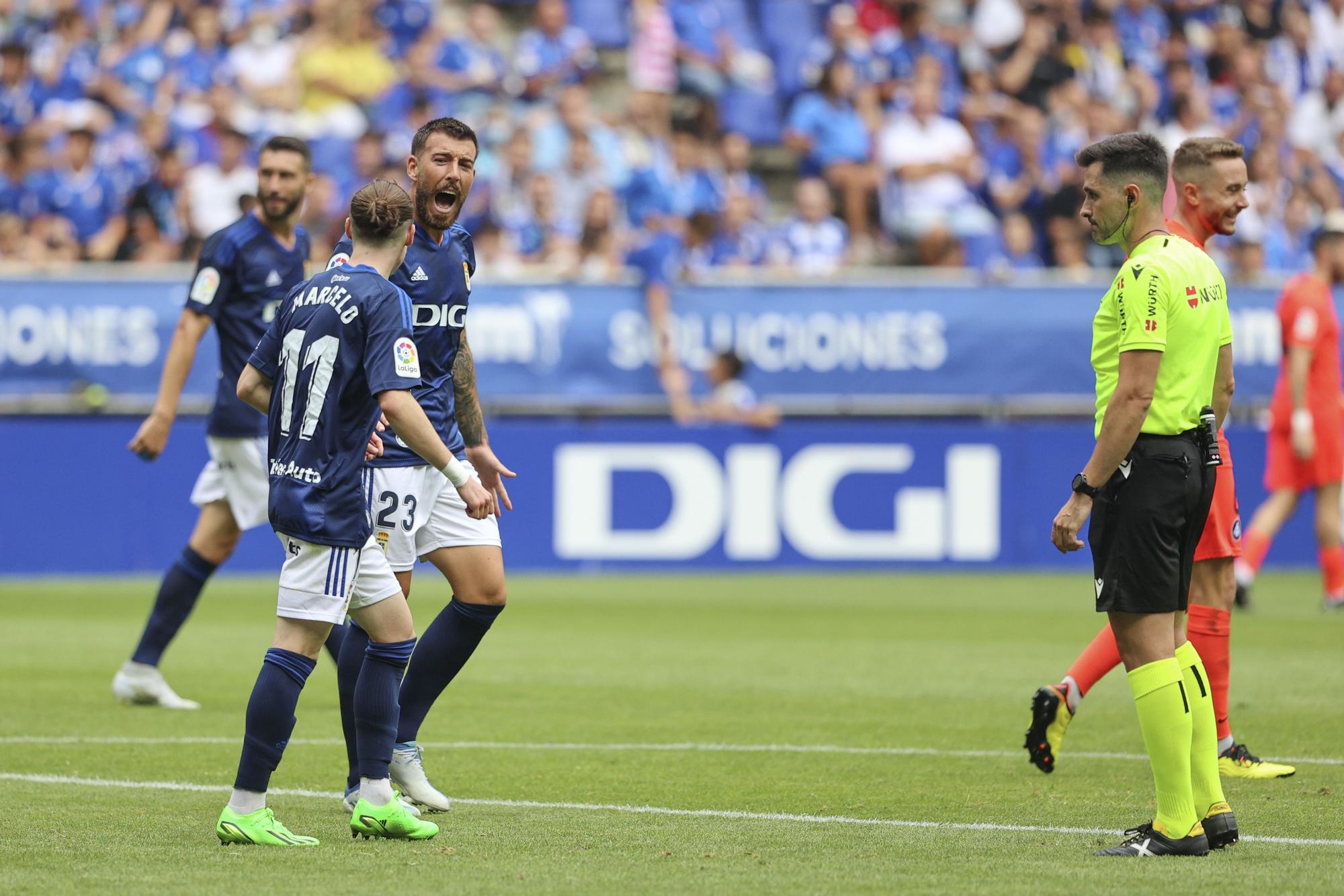 En imágenes: El Oviedo se estrena perdiendo por 0-1 contra el Andorra