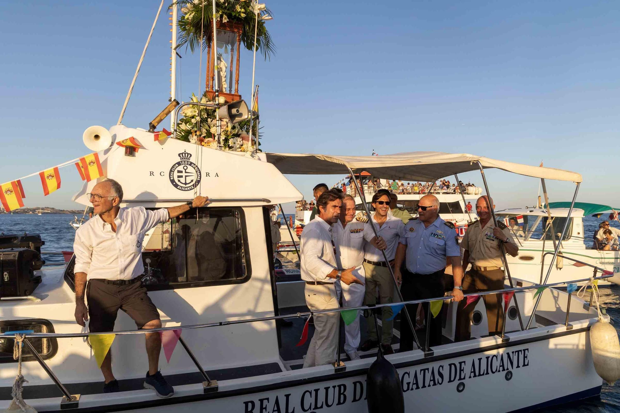 El Real Club de Regatas de Alicante rinde homenaje a la Virgen del Carmen, patrona de los marineros