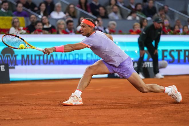 Rafael Nadal, en el Mutua Madrid Open 