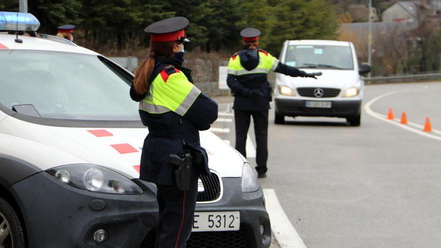 Control dels Mossos d&#039;Esquadra