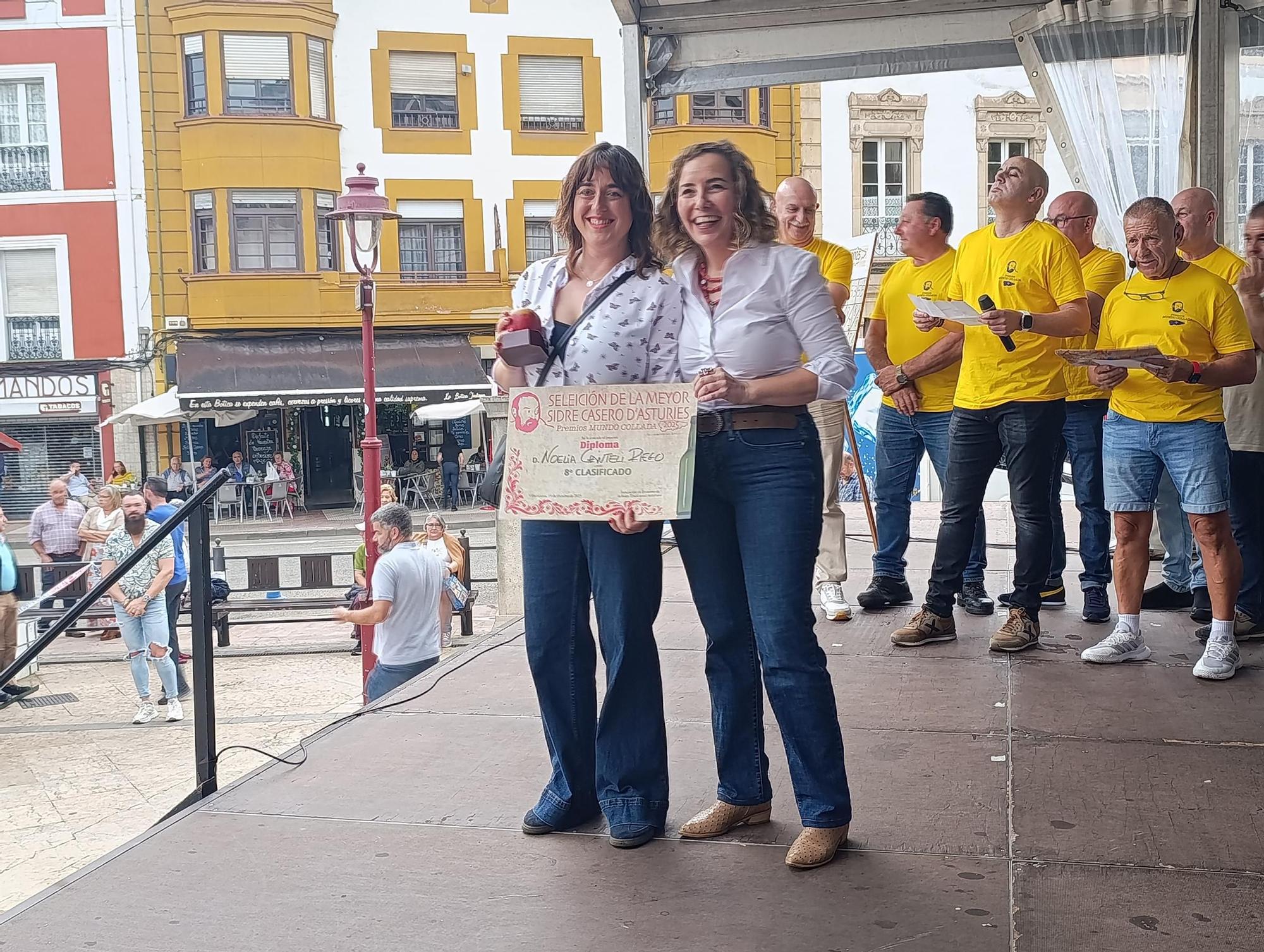 Héctor García, de Llanes,  gana la "champions" de la sidra casera en Villaviciosa