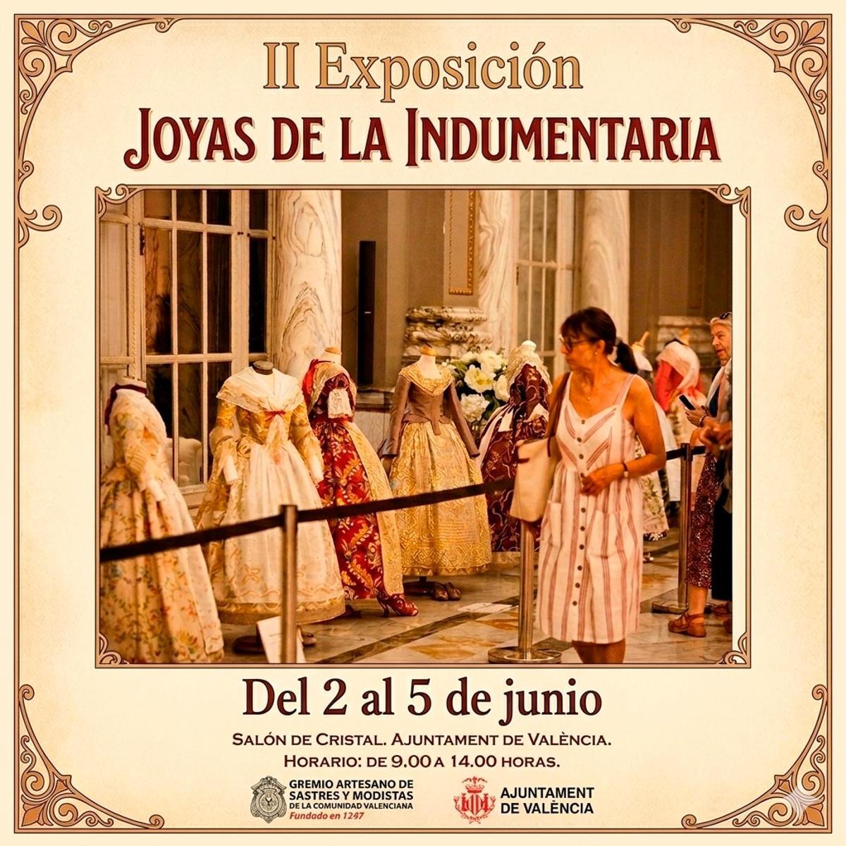 Cartel de la Exposición del Gremio de Sastres y Modistas