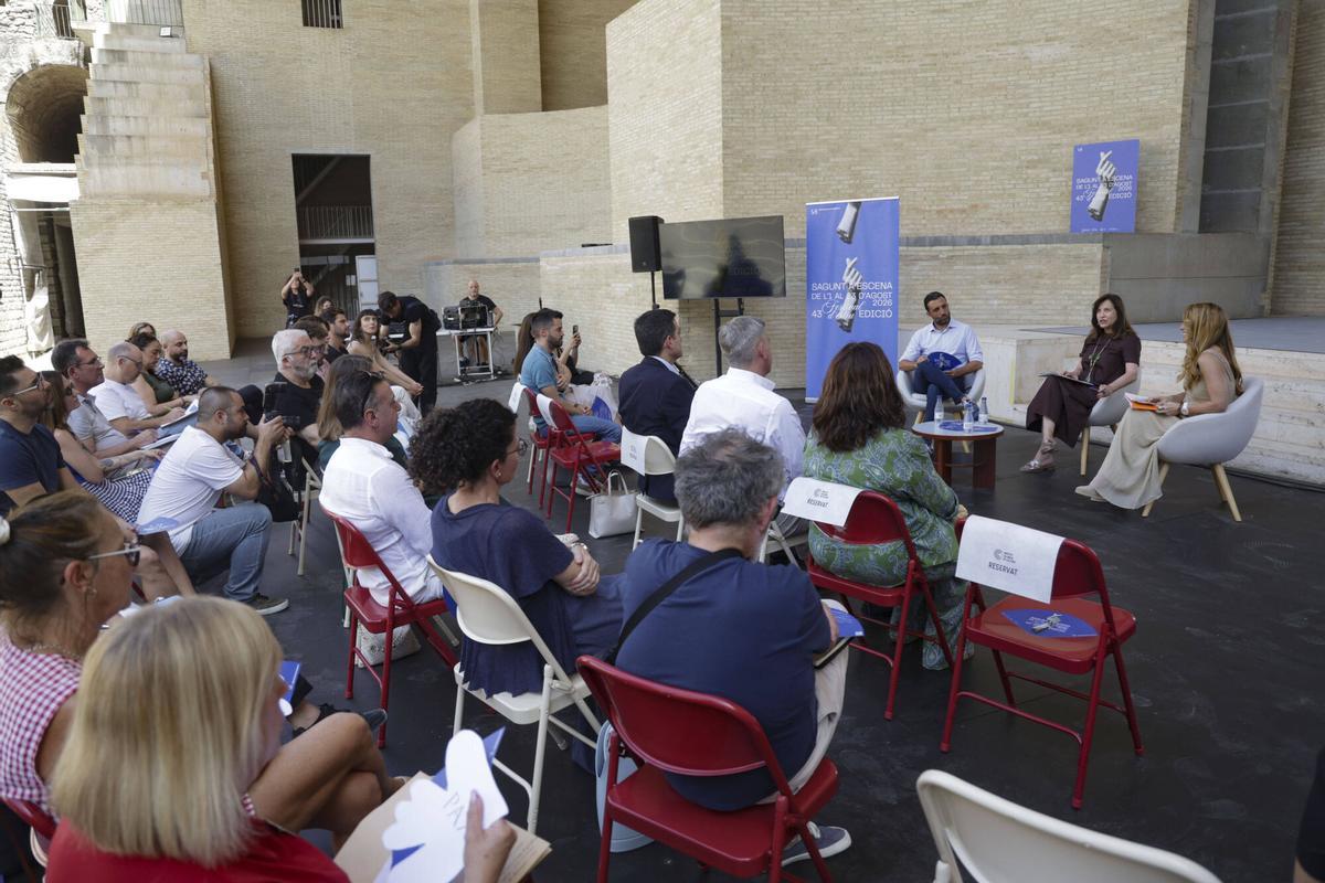 Sagunt MRV VLC Presentación del festival de teatro Sagunt a Escena, en el Teatro Romano de Sagunto