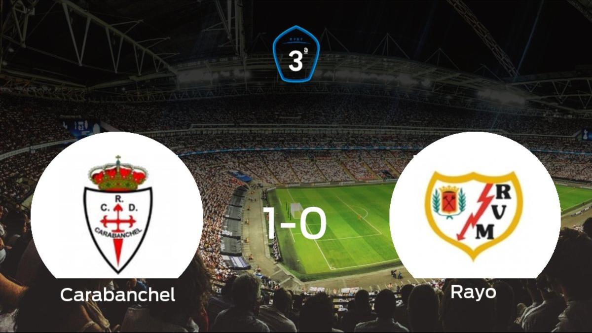 El RCarabanchel vence 1-0 al Rayo B y se lleva los tres puntos