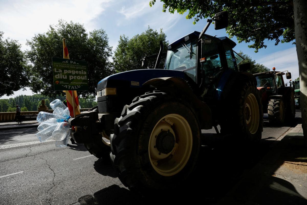 Tractorada en Lleida para pedir soluciones ante la sequía