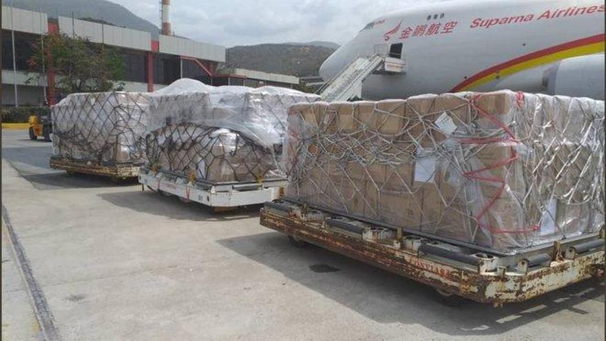 Llega a Venezuela el último cargamento de ayuda humanitaria donado por China