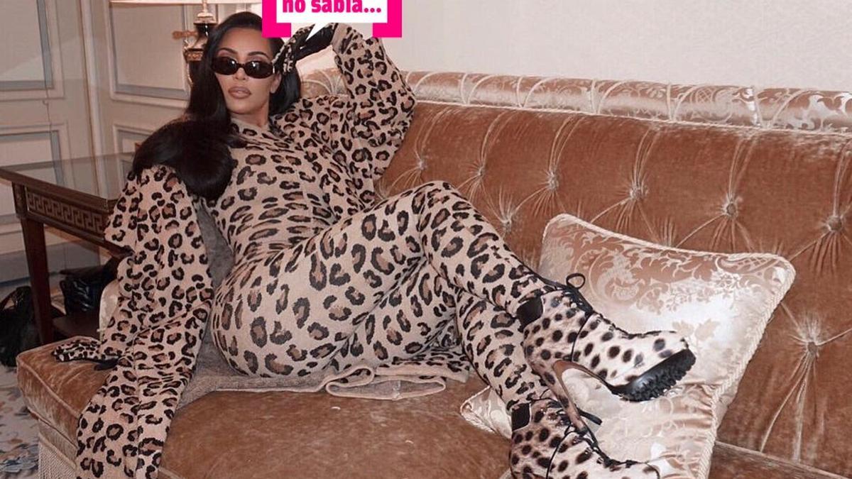 Kim Kardashian de leopardo no sabía nada