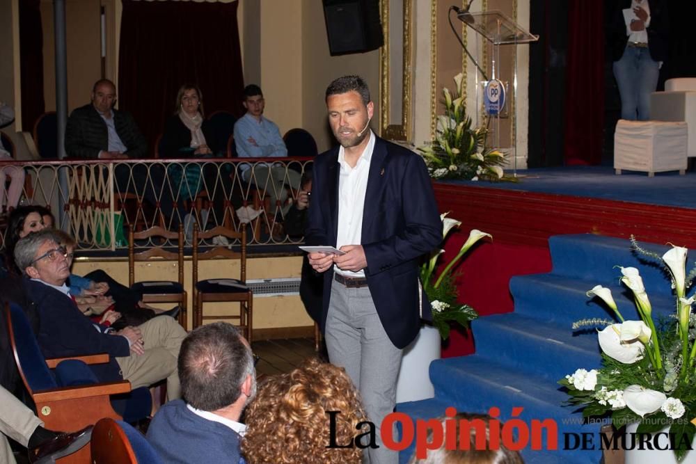 Presentación candidatura PP en Caravaca