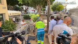 Nuevo punto de carga de agua en un edificio de Ibiza donde se perdían "tres toneladas por hora"