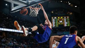 Jan Vesely fue el mejor del Barça en el segundo partido de semis ante el Madrid