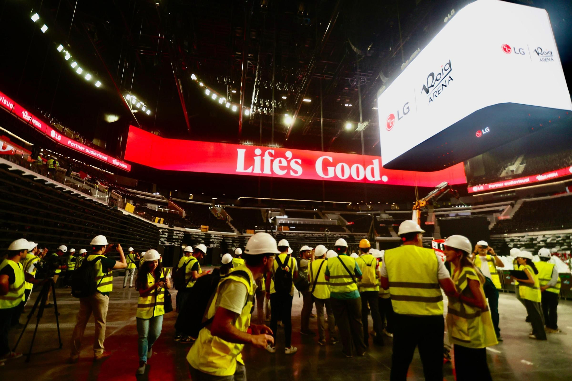 Obras del Roig Arena: Presentación del proyecto de innovación tecnológica