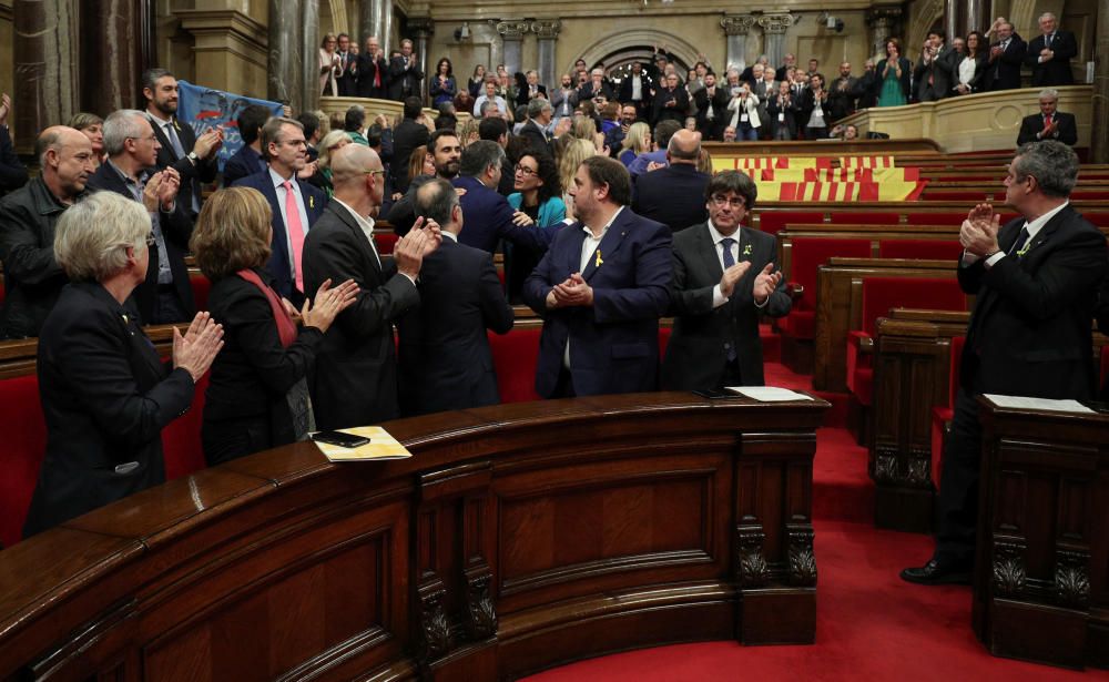 El Govern celebra la aprobación del Parlament.