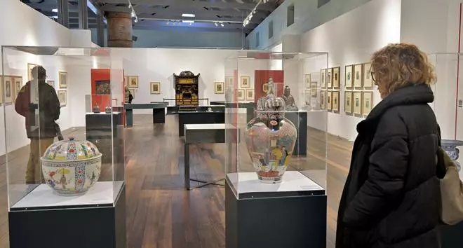 Exposición de arte xaponesa no Museo do Mar