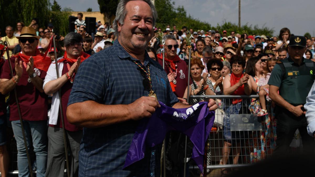 Francisco Guarido, en la romería de la Virgen de la Concha.