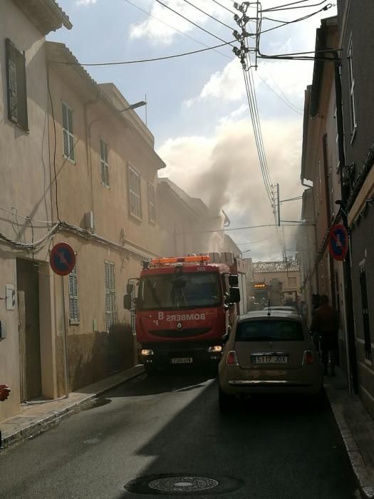 Incendio en una casa de Muro