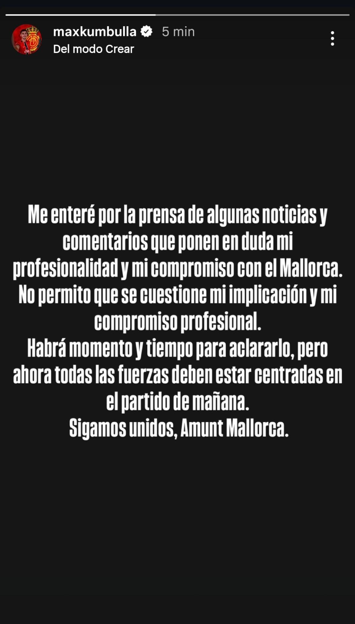 Kumbulla responde a Demichelis a través de las redes sociales.