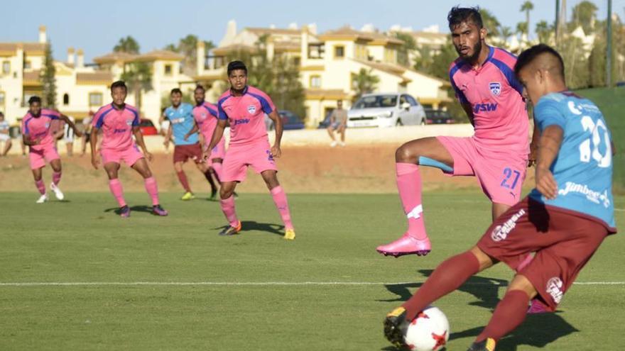 Álex González, en el partido.